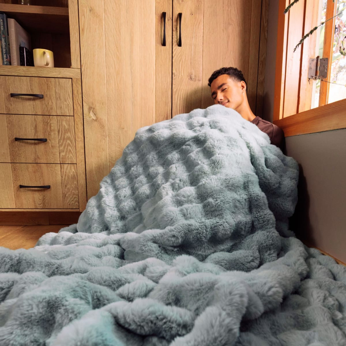 Lavender Ember Heated Blanket
