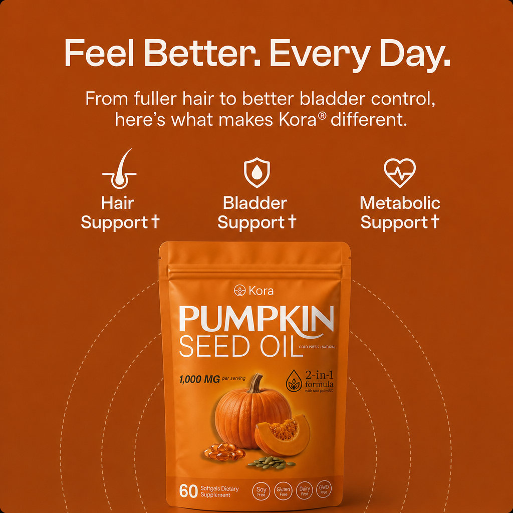 Kora Pumpkin Seed Oil Soft gels