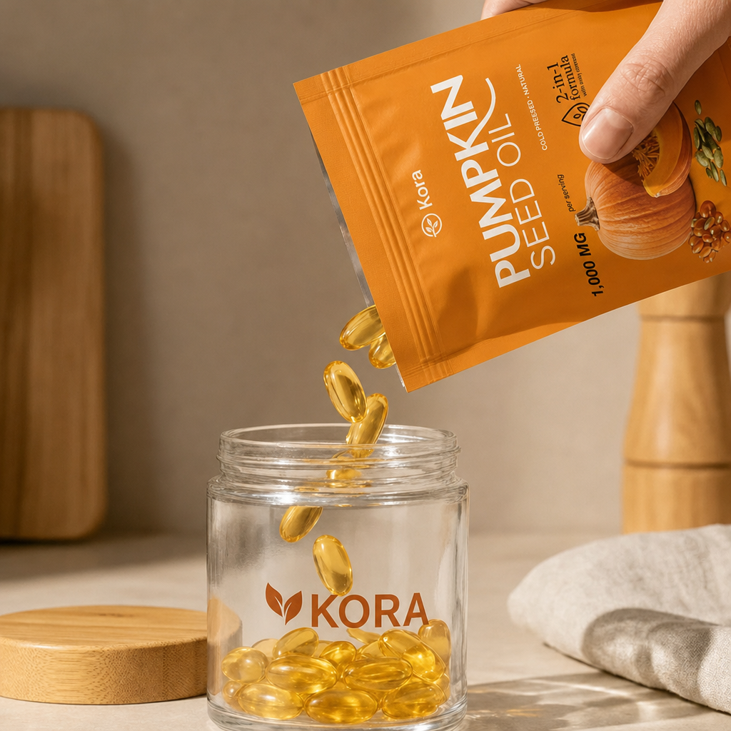 Kora Pumpkin Seed Oil Soft gels