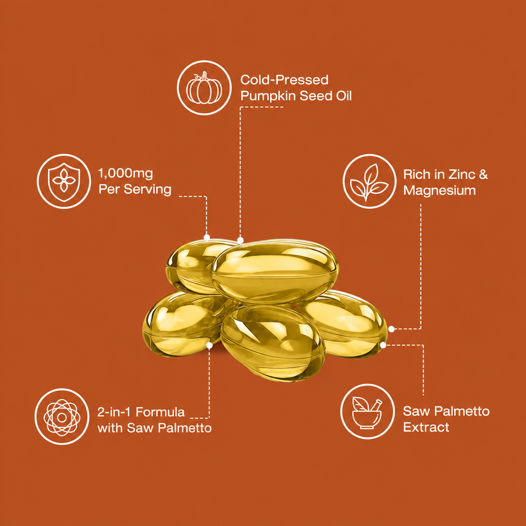 Kora Pumpkin Seed Oil Soft gels